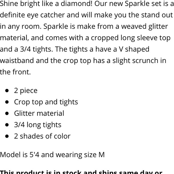 Gsuwoo - Brand New Sparkle Set - Shop So Real (xs) - Picture 8 of 8